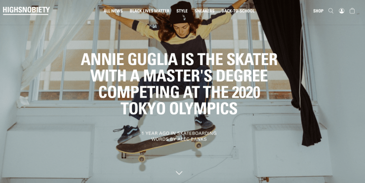 annie guglia high snobiety